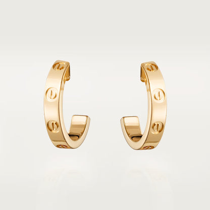 [Luxe Jewelry]LOVE EARRINGS 2.65 MM NO DIAMOND SMALL