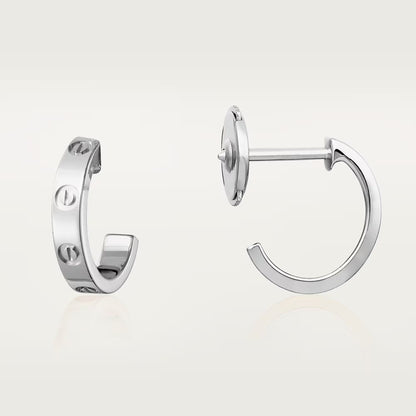 [Luxe Jewelry]LOVE EARRINGS 2.65 MM NO DIAMOND SMALL