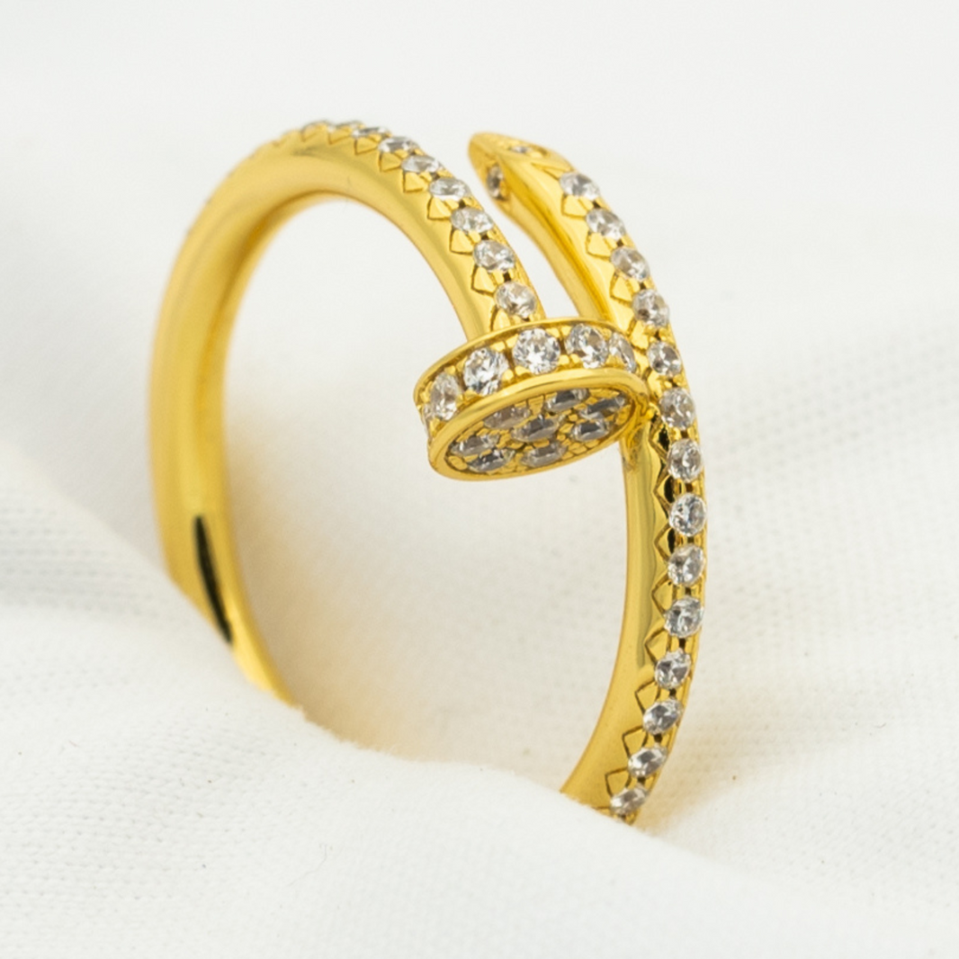 [LUXE NOBLE]JUSTE RING 1.8MM GOLD DIAMONDS