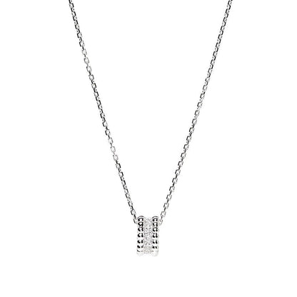 [LUXE NOBLE]PERLEE DIAMANT-HALSKETTE 