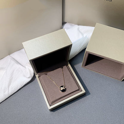 [LUXE NOBLE]JEUX DE ピンクゴールド ダイヤモンド ネックレス