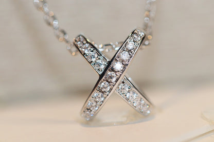 [LUXE NOBLE]JEUX DE DIAMOND NECKLACE