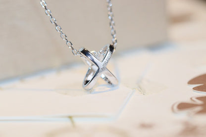 [LUXE NOBLE]JEUX DE DIAMOND NECKLACE
