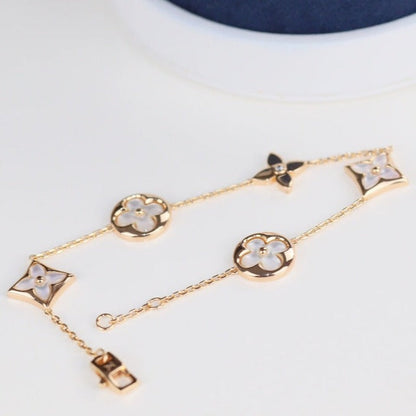 [LUXE NOBLE]リーフクローバーブレスレット