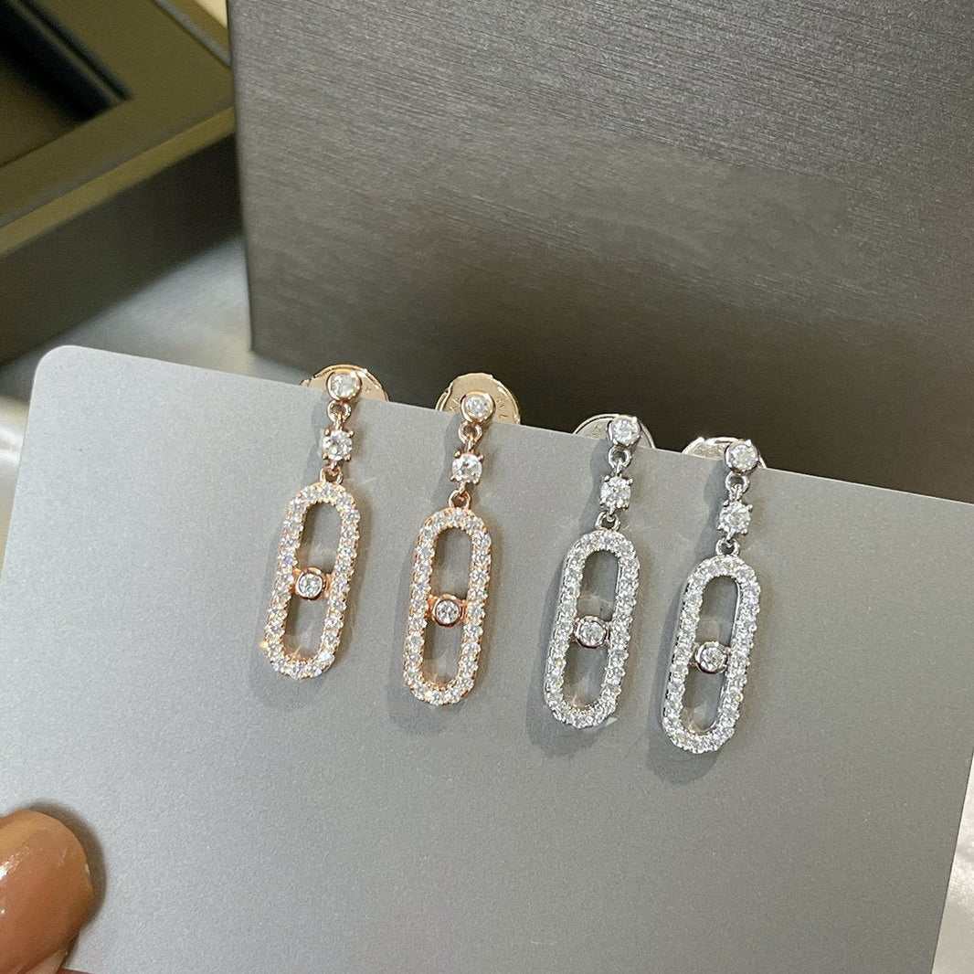 [LUXE]DORMEUSES MOVE UNO DIAMOND EARRINGS