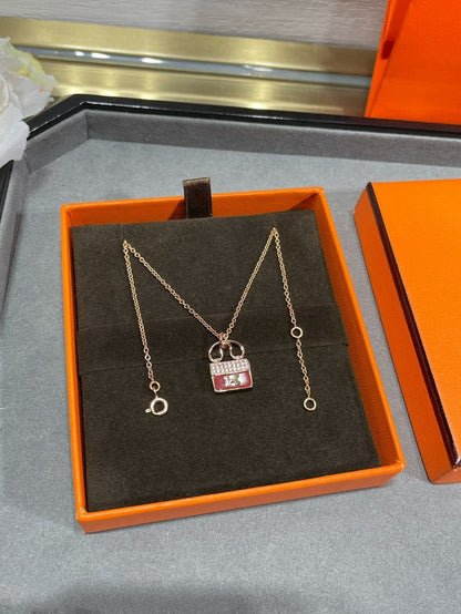 [LUXE NOBLE]H CIRCE MOISSANITE PENDANT NECKLACE GOLD