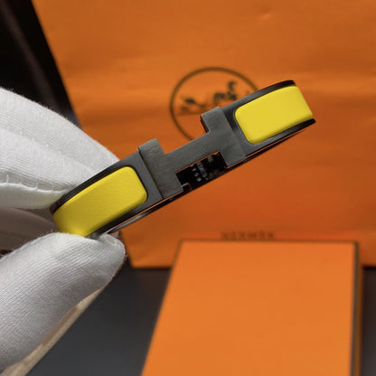 [LUXE NOBLE]CLIC HM SO BLACK YELLOW BRACELET