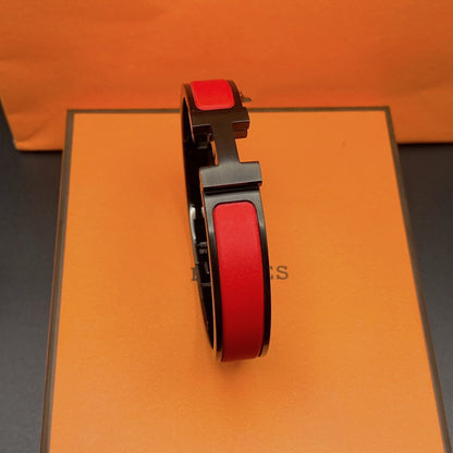 [LUXE NOBLE]CLIC HM SO BLACK RED BRACELET
