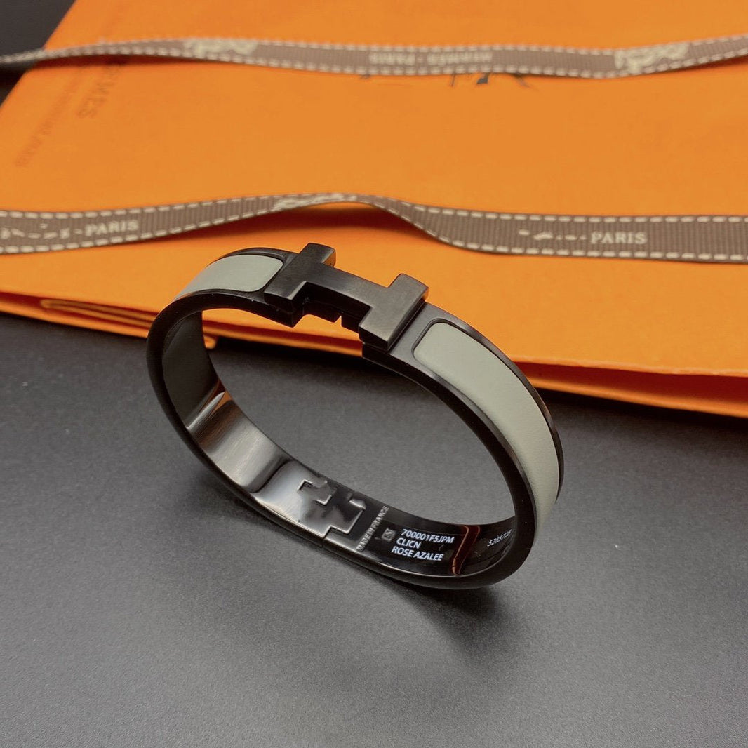 [LUXE NOBLE]CLIC HM SO BLACK GREY BRACELET