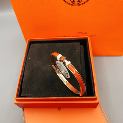 [LUXE NOBLE]CLASSIC HM CLIC RED 8MM ENAMEL BRACELET