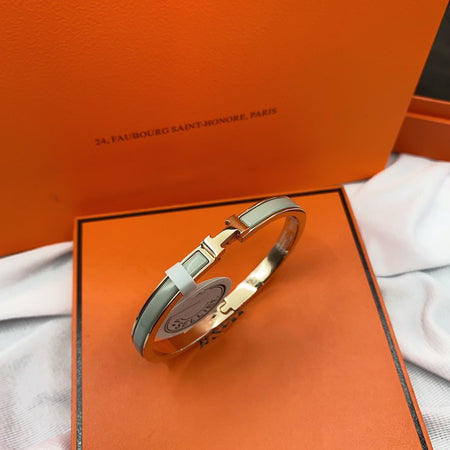 [LUXE NOBLE]CLASSIC HM CLIC GREEN 8MM ENAMEL BRACELET