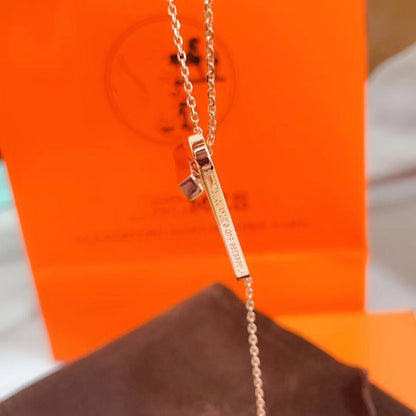 [LUXE NOBLE]HM NECKLACE PLATINUM ROSE GOLD DIAMOND