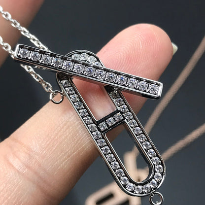 [LUXE NOBLE]HM NECKLACE PLATINUM ROSE GOLD DIAMOND