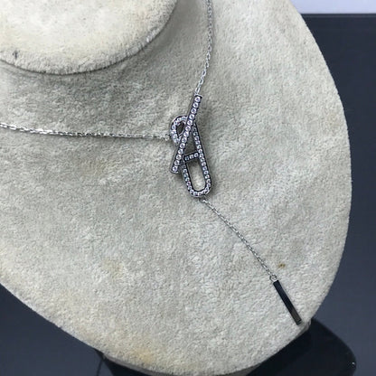 [LUXE NOBLE]HM NECKLACE PLATINUM ROSE GOLD DIAMOND