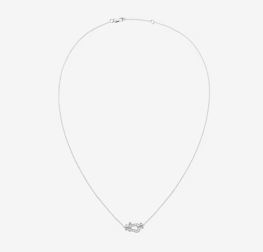 [LUXE NOBLE]FORCE 10 DIAMOND SILVER NECKLACE MINI MODEL