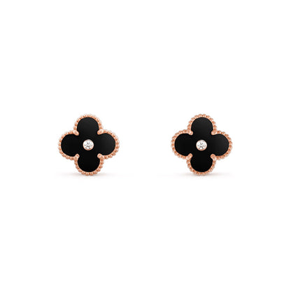 [LUXE NOBLE]CLOVER  15MM DIAMOND EARRINGS COLLECTION