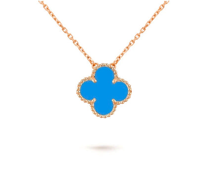 [LUXE NOBLE]CLOVER 15MM SINGLE FLOWER NECKLACE COLLECTION