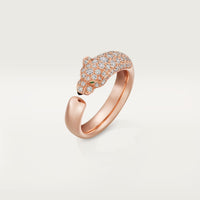 [Luxe Jewelry]PANTHERE HALF DIAMOND SMALL RING