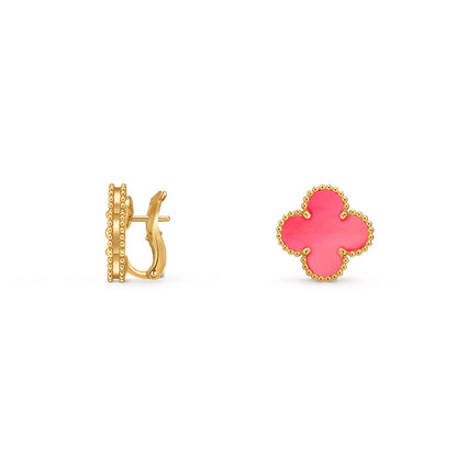[LUXE NOBLE]CLOVER 15MM MOP EARRINGS COLLECTION