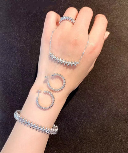 [LUXE NOBLE]CLASH SILVER BRACELET