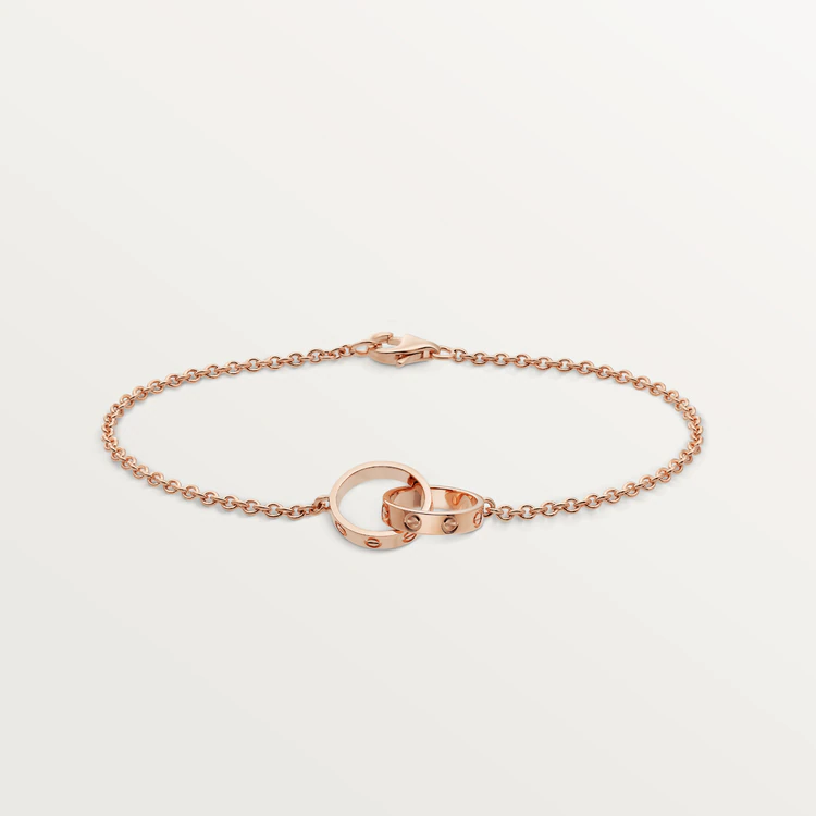 [LUXE NOBLE]LOVE BRACELET DOUBLE RING