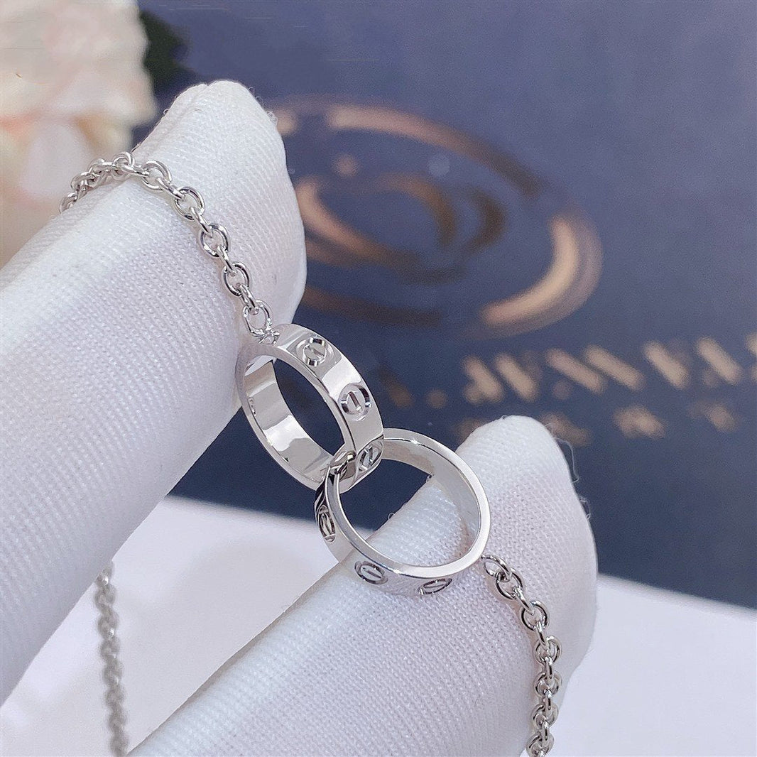 [LUXE NOBLE]LOVE BRACELET DOUBLE RING