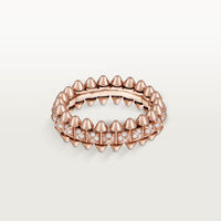 [Luxe Jewelry]CLASH 6.4MM SMALL FULL DIAMOND RING