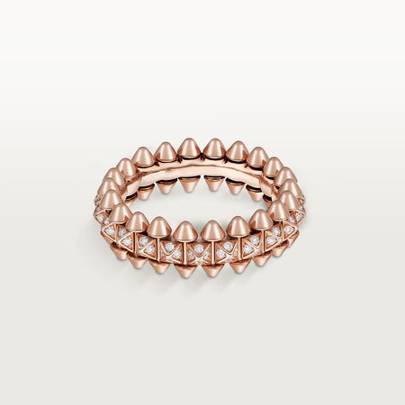[Luxe Jewelry]CLASH 6.4MM SMALL FULL DIAMOND RING