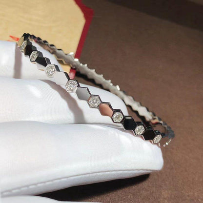 [LUXE NOBLE]ビーラブ シルバー ダイヤモンド ブレスレット