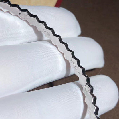 [LUXE NOBLE]ビーラブ シルバー ダイヤモンド ブレスレット