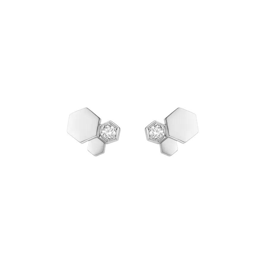 [LUXE NOBLE]BEE LOVE SILVER DIAMOND EARRINGS