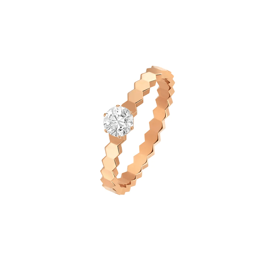 [LUXE NOBLE]BEE LOVE RING PINK GOLD 1 DIAMOND