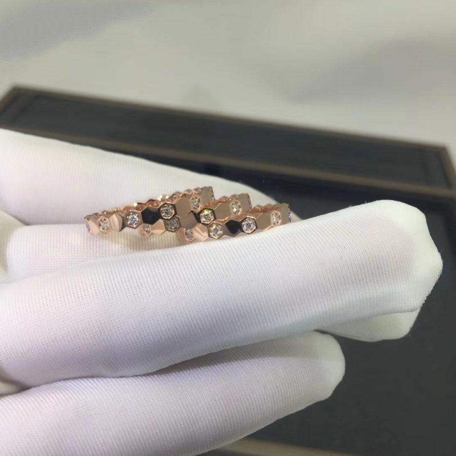 [LUXE NOBLE]BEE LOVE RING PINK GOLD DIAMOND