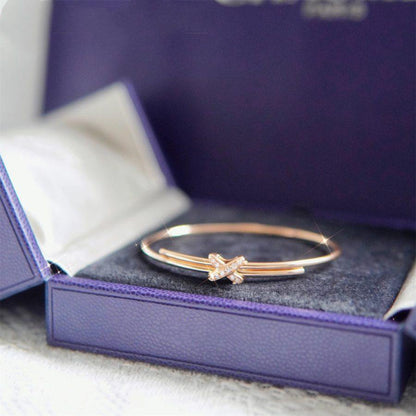 [LUXE NOBLE]JEUX DE ARMBAND ROSA GOLD DIAMANTEN