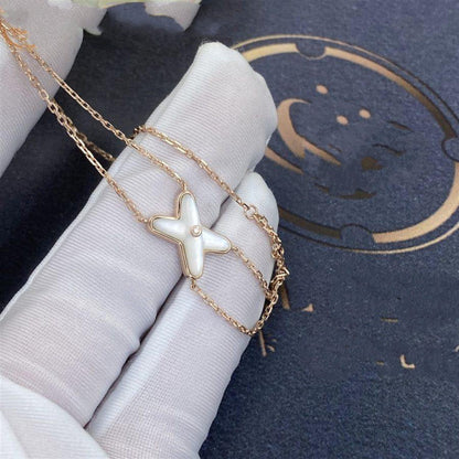 [LUXE NOBLE]JEUX ARMBAND WEISS MOP ROSA GOLD 1 DIAMANT