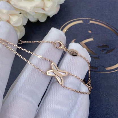 [LUXE NOBLE]JEUX ARMBAND WEISS MOP ROSA GOLD 1 DIAMANT