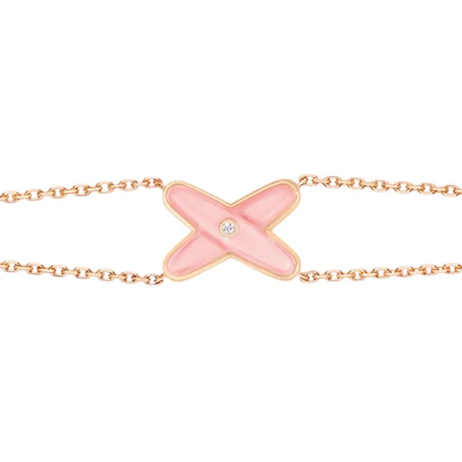 [LUXE NOBLE]JEUX BRACELET PINK MOP PINK GOLD 1 DIAMOND