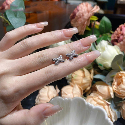 [LUXE NOBLE]JEUX DE SILBER-DIAMANT-OHRRINGE