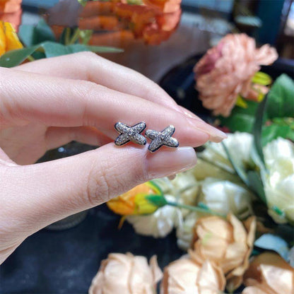 [LUXE NOBLE]JEUX DE SILBER-DIAMANT-OHRRINGE