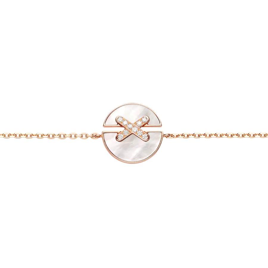 [LUXE NOBLE]JEUX DE BRACELET MOP PINK GOLD DIAMONDS