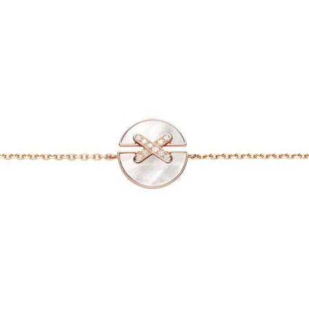 [LUXE NOBLE]JEUX DE BRACELET MOP PINK GOLD DIAMONDS