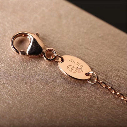 [LUXE NOBLE]Hollow Design Four-Leaf Clover Flower Shape Ring