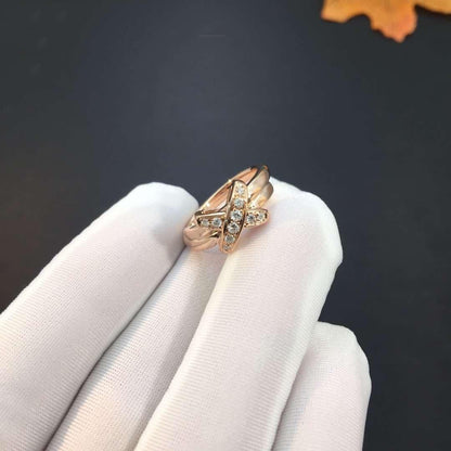 [LUXE NOBLE]JEUX DE PINK GOLD DIAMOND RING