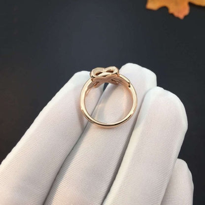 [LUXE NOBLE]JEUX DE PINK GOLD DIAMOND RING