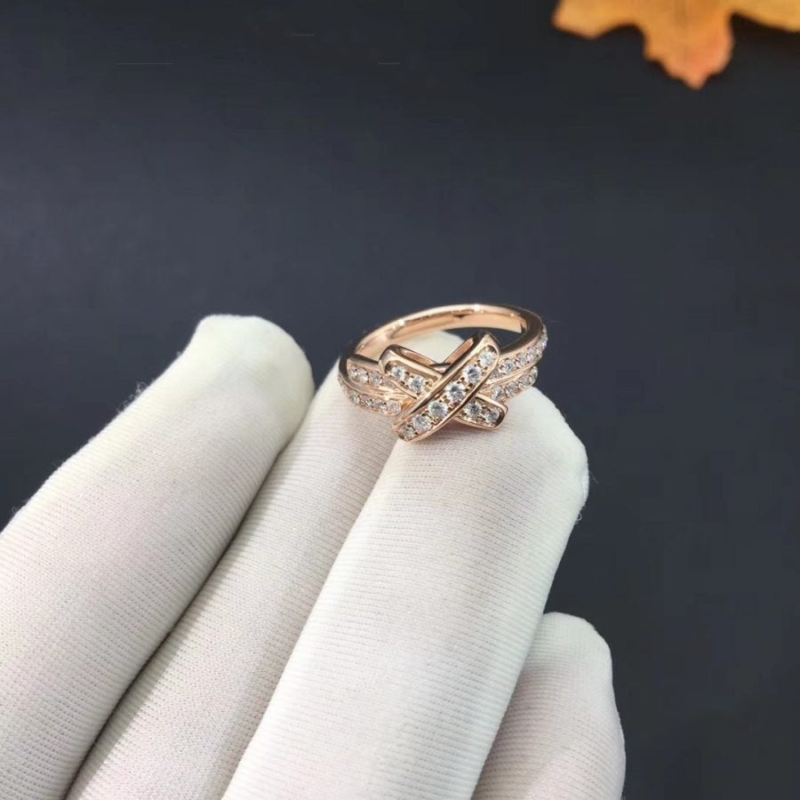 [LUXE NOBLE]JEUX DE RING PINK GOLD DIAMOND