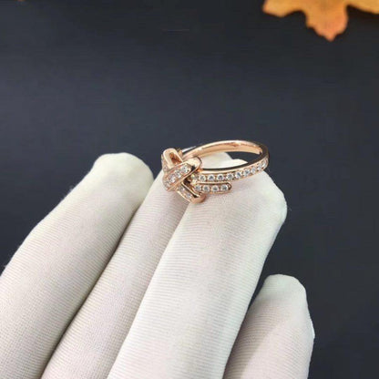 [LUXE NOBLE]JEUX DE RING PINK GOLD DIAMOND