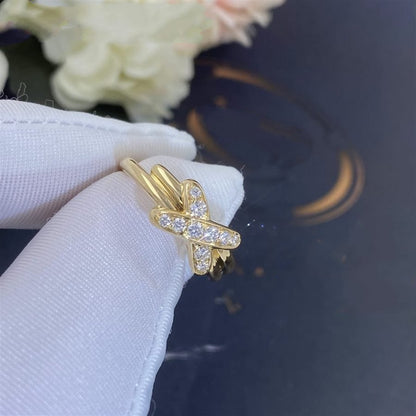 [LUXE NOBLE]JEUX DE GOLD DIAMOND RING