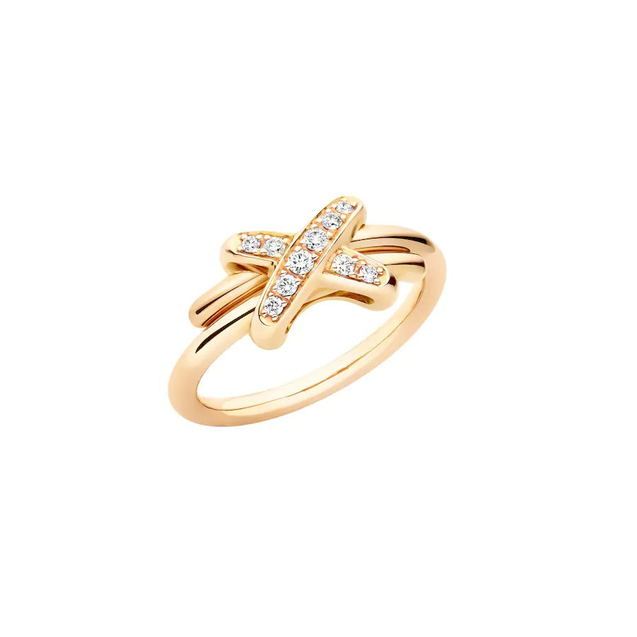 [LUXE NOBLE]JEUX DE GOLD DIAMOND RING
