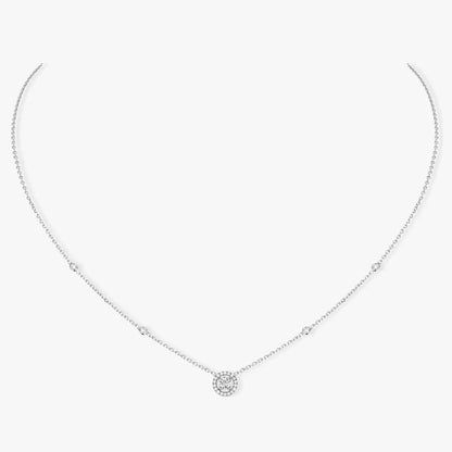 [LUXE]Diamond Necklace 0,20ct Brilliant Shape Joy