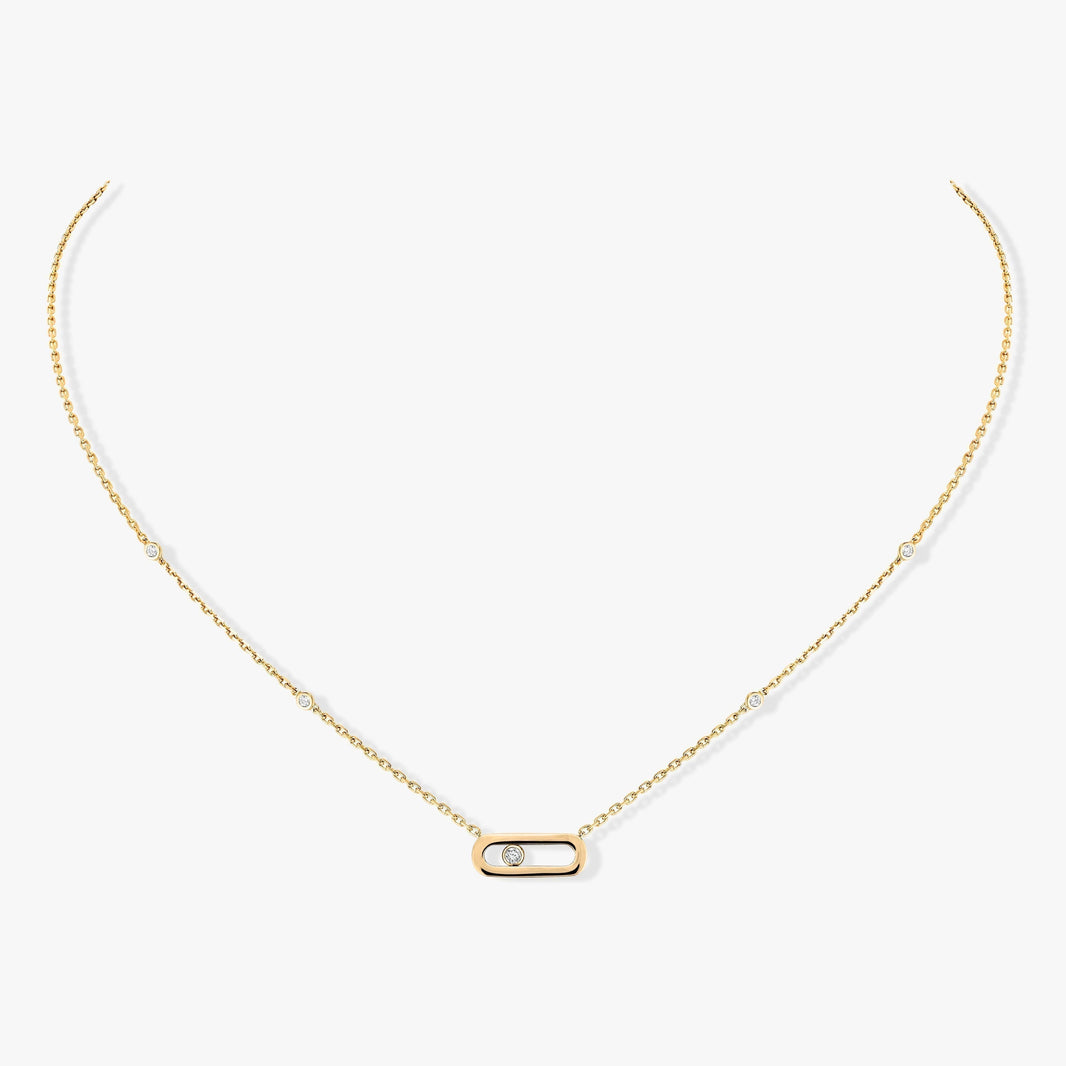 [LUXE]MOVE UNO DIAMOND NECKLACE